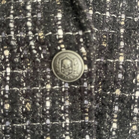 $595 The Kooples Black and white tweed blazer NWT - Picture 11 of 12